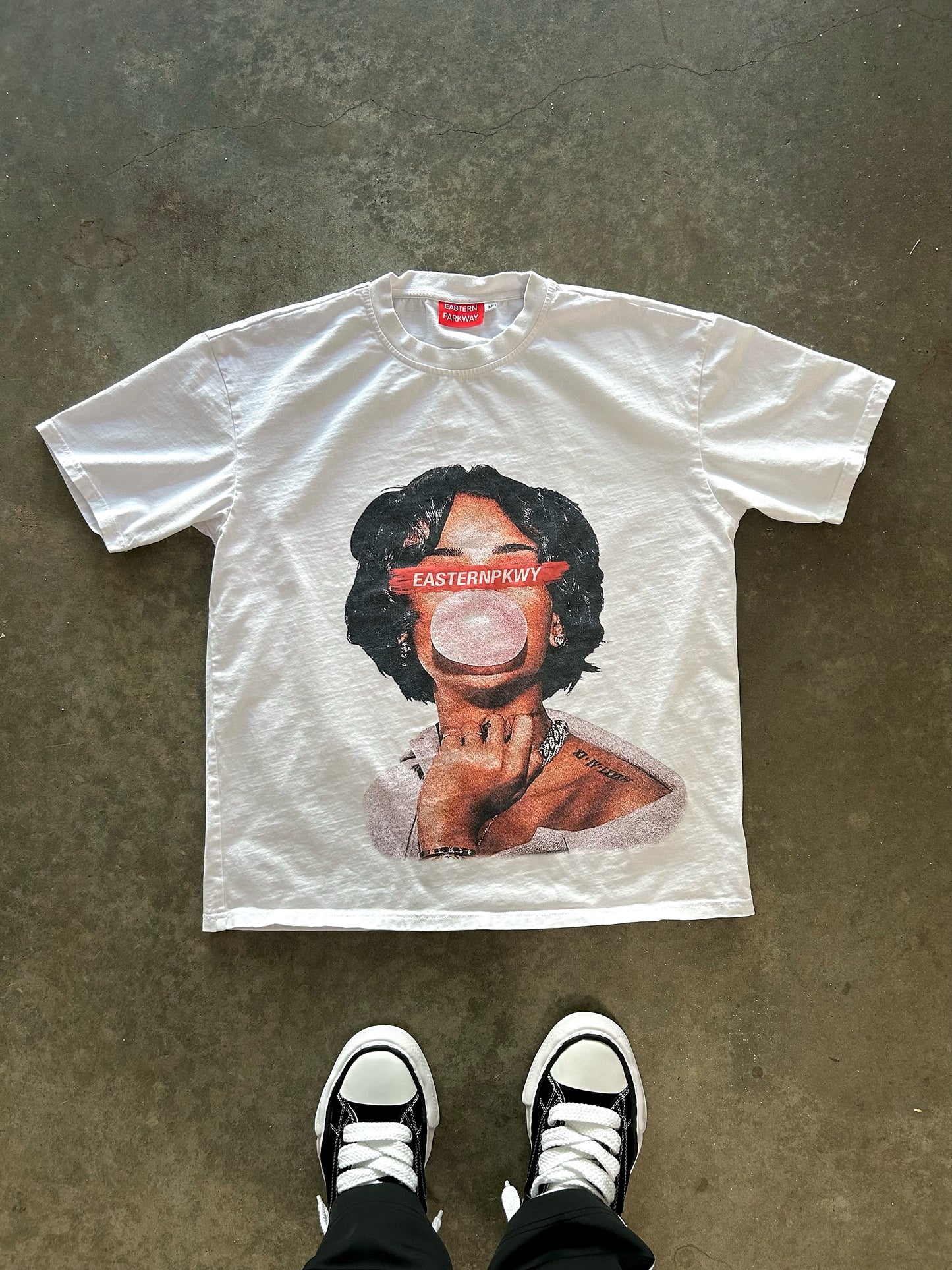 White Rihanna Graphic Shirt